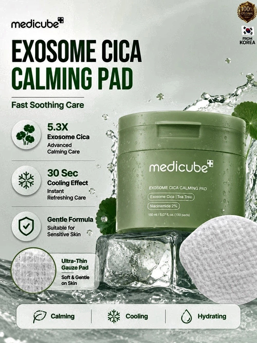 medicube Exosome Cica Calming Pad Calming Pads NIB